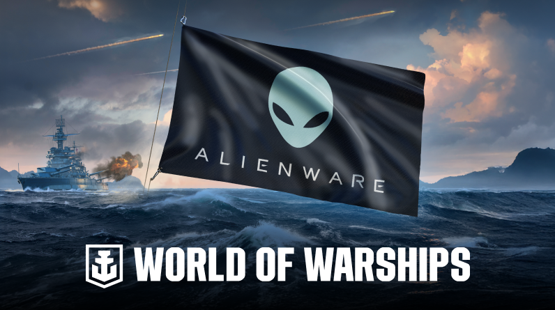 World of Warships Alienware Flag Key Giveaway